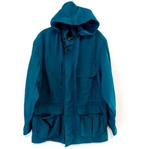 🦚VTG teal green Banana Republic Anarak Jacket